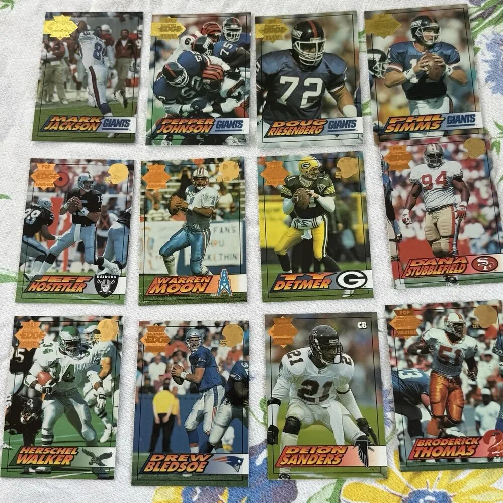 1994 Collectors Edge Football 250 Card Lot NM Barry Sanders John Elway Aikman